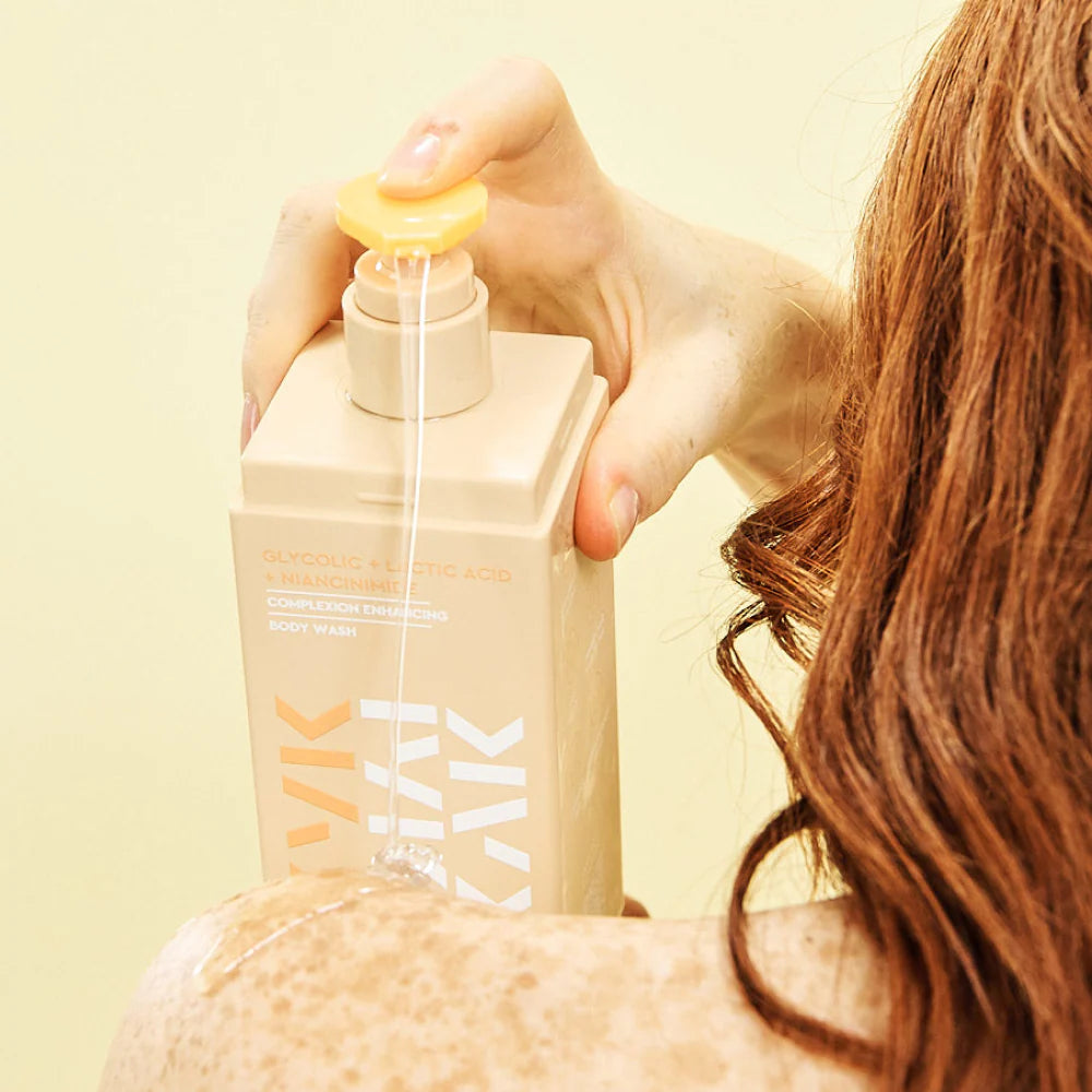 GLYCOLIC + LACTIC ACID + NIANCINIMIDE  BODY WASH