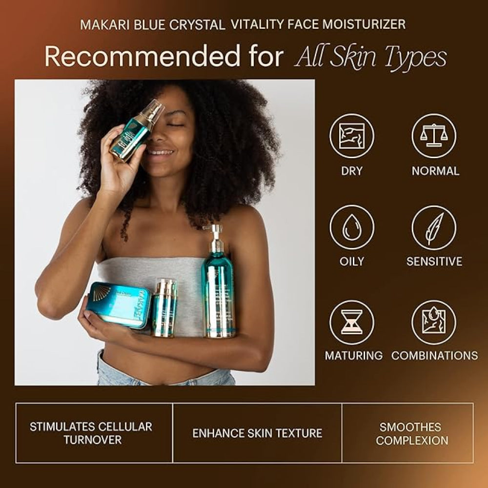 Makari Blue Crystal Skin Revivify Body Lotion