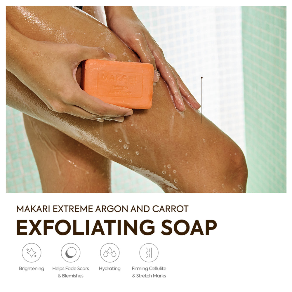 Extreme Argan Exfoliating Soap with Apricot Seed Extract