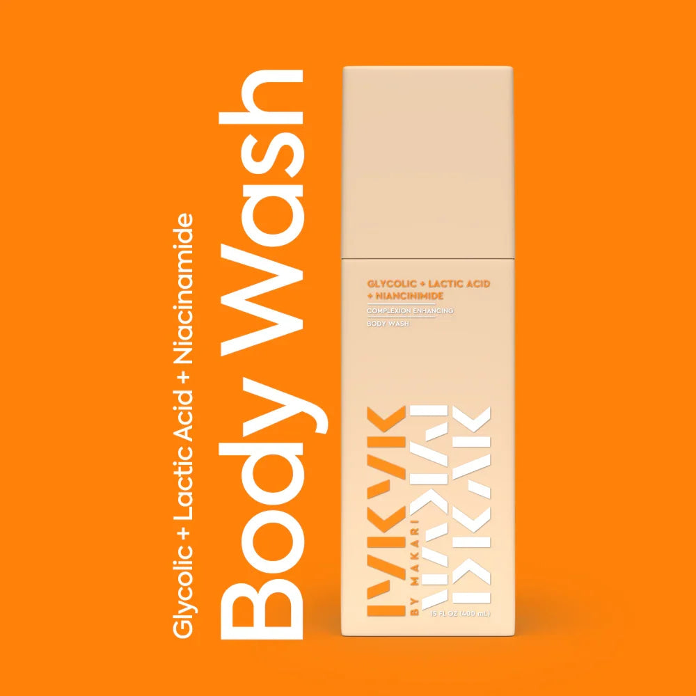 Gently Exfoliate with Lactic Acid Niacinamide Body Wash