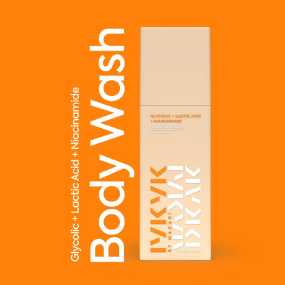 Gently Exfoliate with Lactic Acid Niacinamide Body Wash