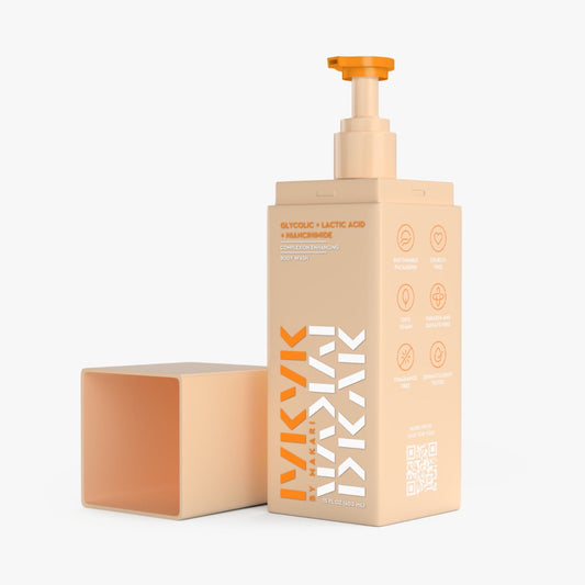 Makari Glycolic + Lactic Acid + Niancinimide Body Wash