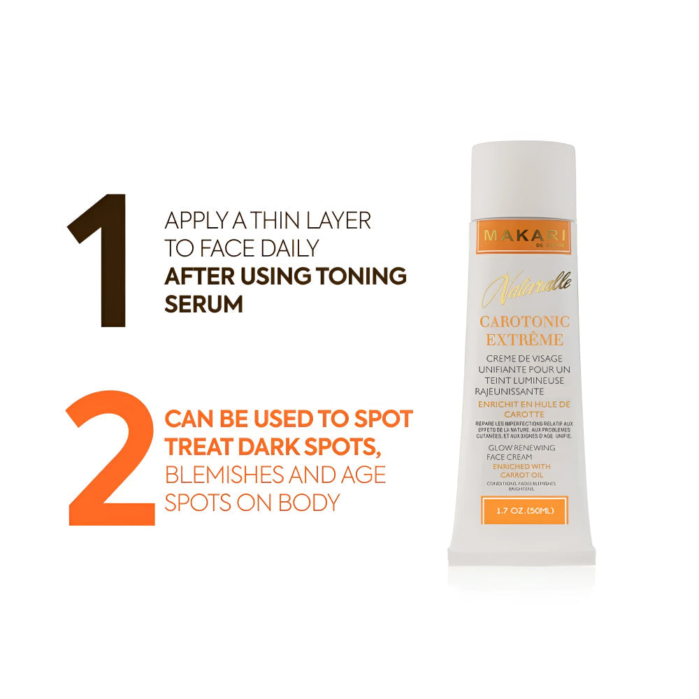 Carotonic extreme toning natural skin brightening