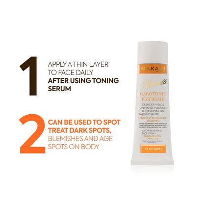 Carotonic extreme toning natural skin brightening