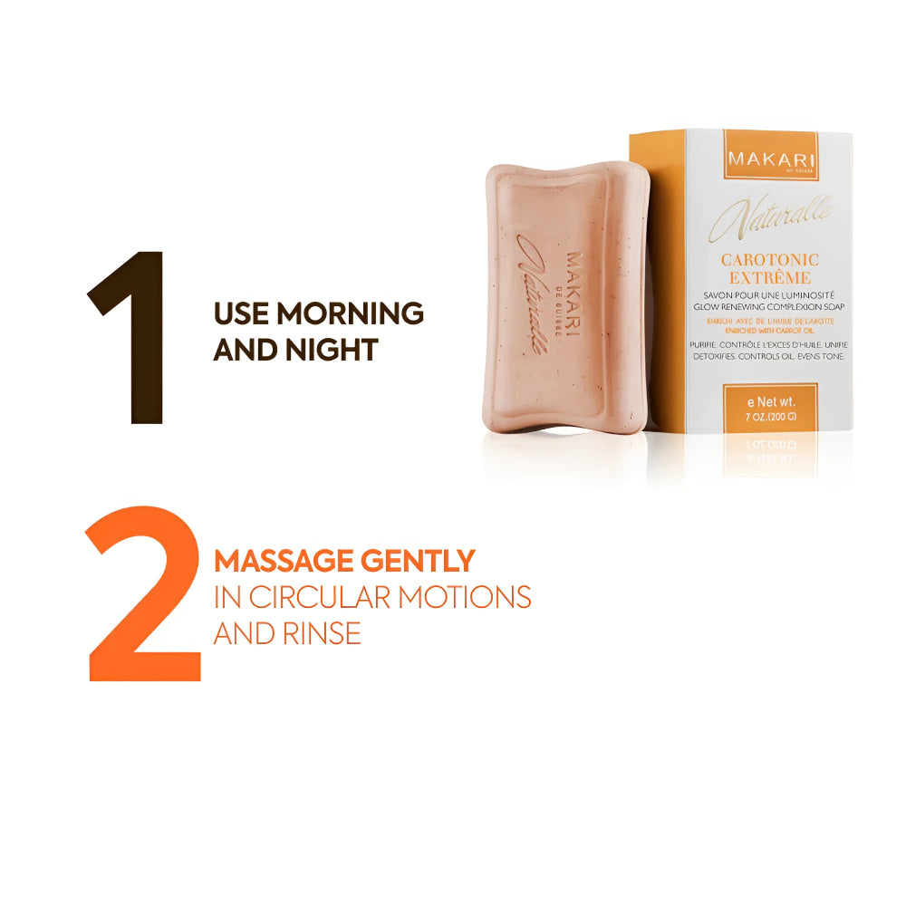 Botanical brightening gift with skin-enriching carrot oil