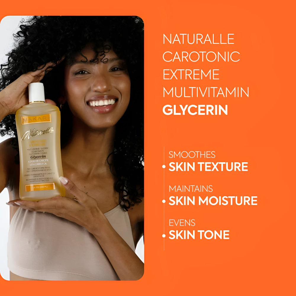 Botanical brightening gift with skin-enriching carrot oil