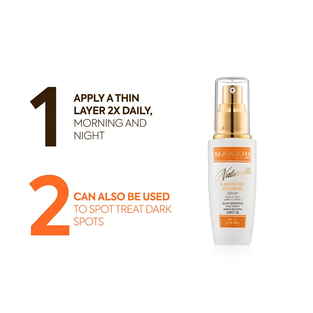 Botanical brightening gift with skin-enriching carrot oil